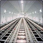 Picture of the Main Cargo Deck of a Boeing 747-400F