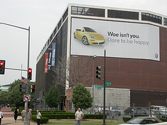 NPR's Headquarters viewed from 6th St and Massachusetts Ave NW