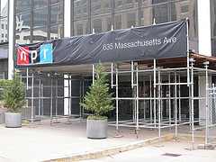 NPR's Headquarters main entrance